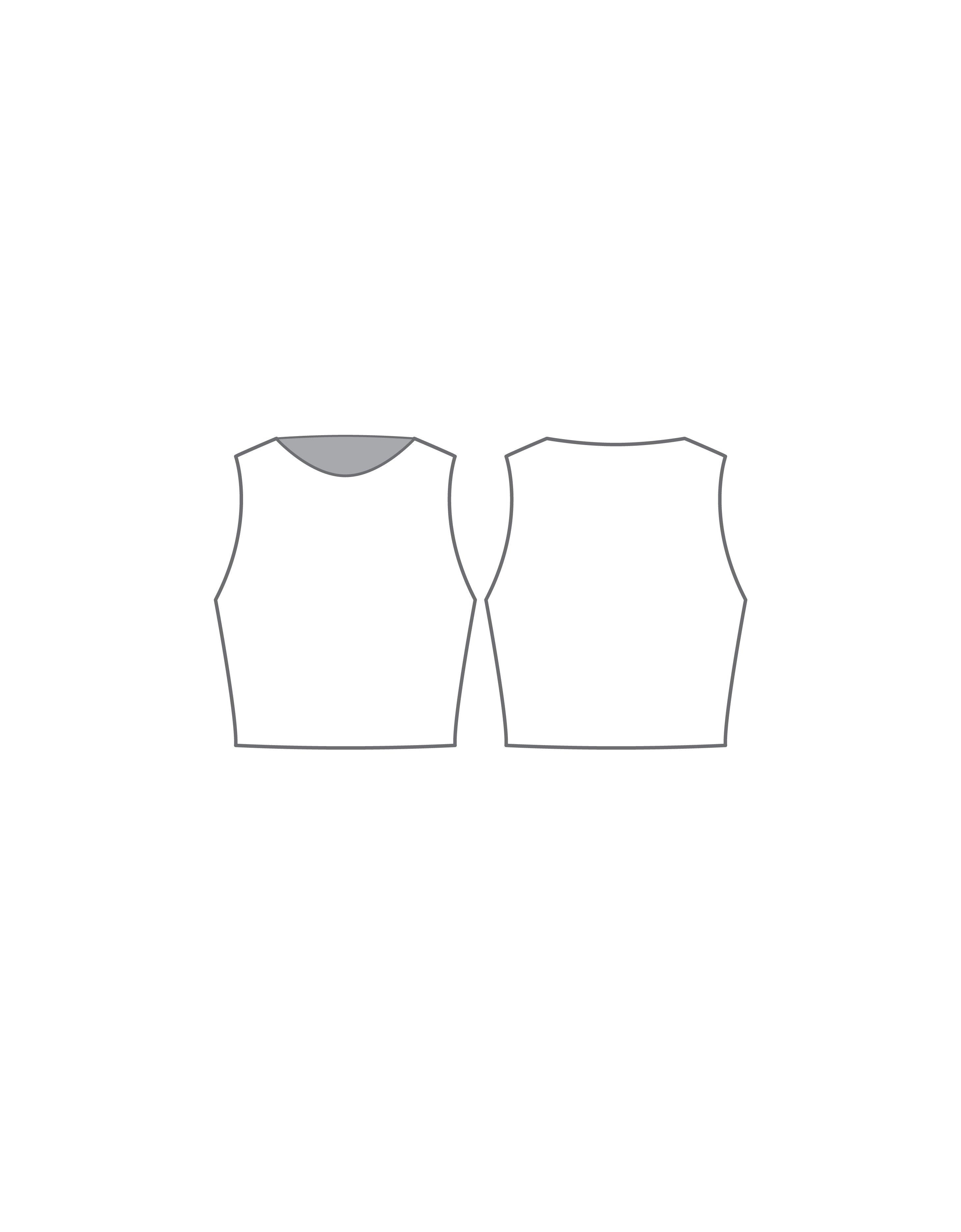 Stardust Sleeveless Crop - Hamilton Theatrical